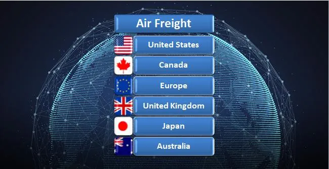 Professional Air Freight Forwarder Shipping Cost Rate DDP Service From China to Pakistan USA