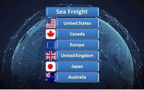 Amazon Fba Sea Shipment Port Delivery Sea Shipping Cargo Agent Freight to Worldwide America