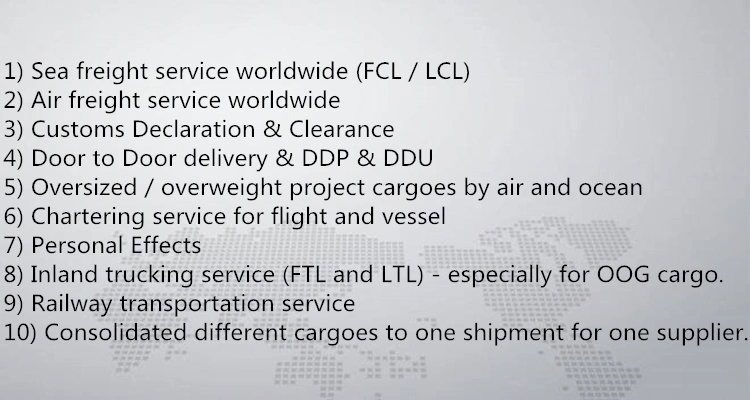 DDU/DDP/EXW Air Freight Logistics Transport Service